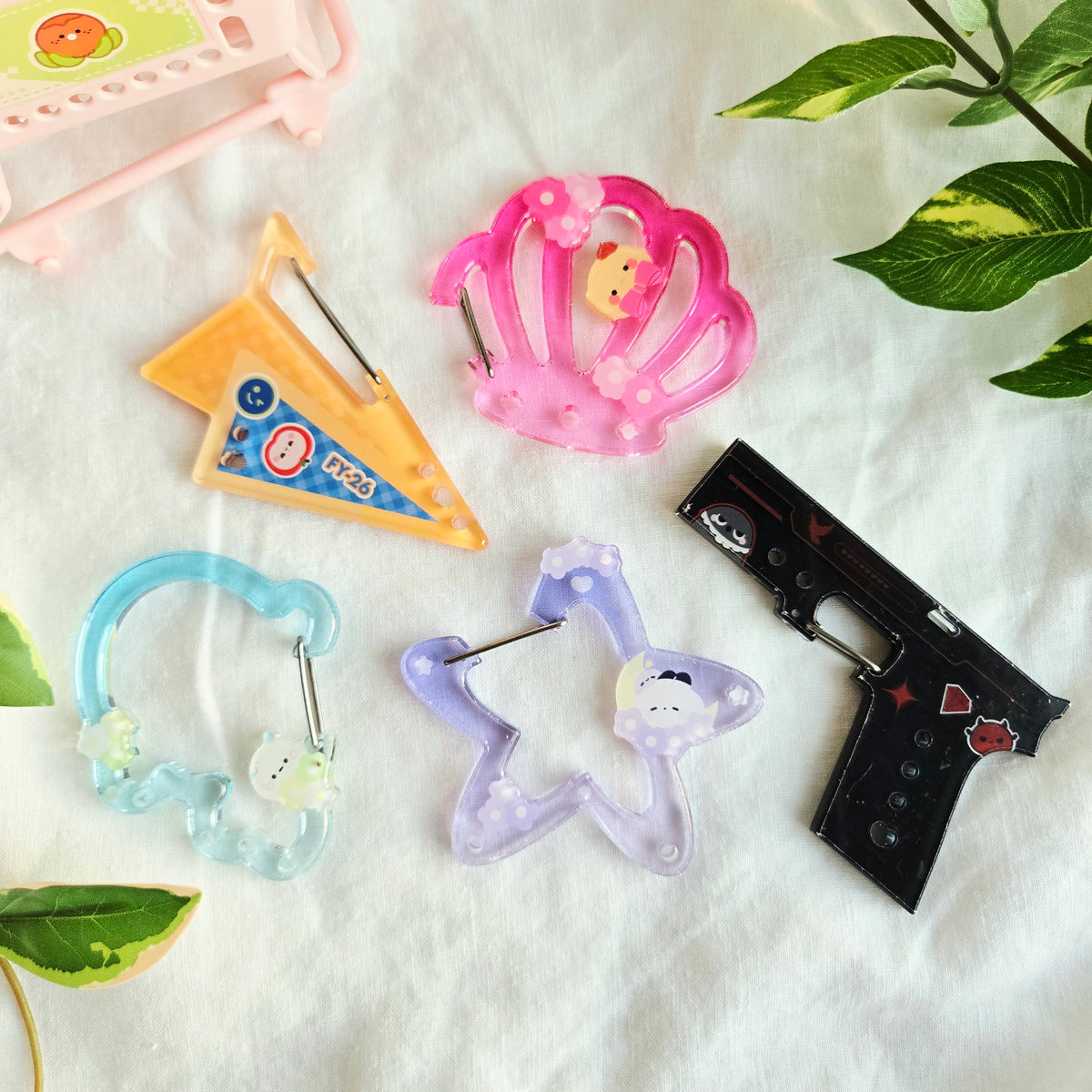Deepspace Jelly Carabiners